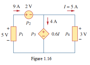 Figure 1.16 Circuit for Practice Problem 1.7.