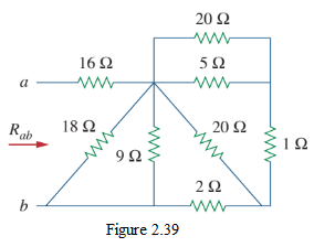 Figure 2.39 Circuit for Practice Problem 2.10.
