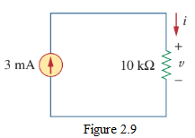 Figure 2.9 Circuit for Practice Problem 2.2.