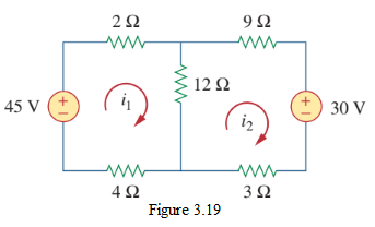 Figure 3.19 Circuit for Practice Problem 3.5.