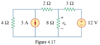 Figure 4.17 Circuit for Example 4.6.