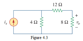 Figure 4.3 Circuit for Practice Problem 4.1.