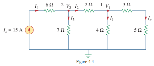 Figure 4.4 Circuit for Example 4.2.