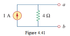 Figure 4.41 Circuit for Practice Problem 4.11.