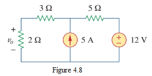 Figure 4.8 Circuit for Practice Problem 4.3.
