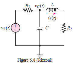 Figure 5.8 Circuit for Example 5.10.