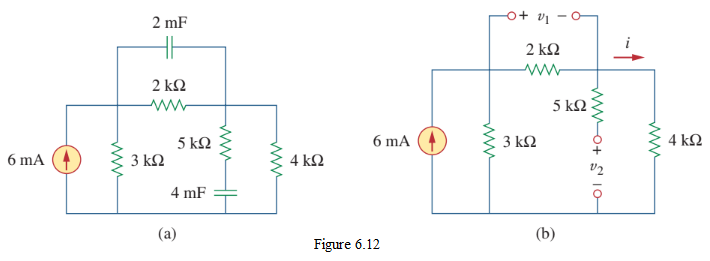 Figure 6.12 Circuit for Example 5.3.