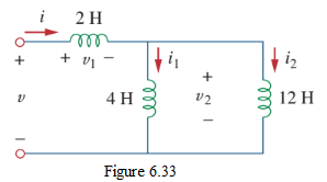 Figure 6.33 Circuit for Example 5.4.
